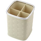 Brush Organizer, Four Compartments, White, 12 x 9.5cm | Shoptok.si