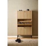 Actona Preklopni ormarić za cipele u dekoru hrasta u prirodnoj boji 72x140x25 cm Albany – | shoptok.hr