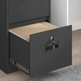 Kabinet za datoteke s ladicama 2 pcs Crna 44 x 50 x 139 cm | shoptok.hr