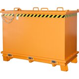 eurokraft pro Zabojnik s preklopnim dnom SB, prostornina 2 m³, nosilnost 2000 kg, rumeno oranžne barve | Shoptok.si