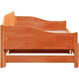 vidaXL Dnevni krevet na razvlačenje voštano smeđi 90x200 cm | shoptok.hr