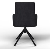 Bessagi Home Naslanjač Marietta, Črna, Vrtljiv | Shoptok.si