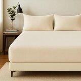  Čaršav Flanel 150x200cm+25cm Svetlo bež boja ( VLK000216-svetlabezboja ) | ePonuda.com