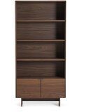 Kave Home Regal u dekoru oraha u tamnoj prirodnoj boji 90x190x35 cm Norlen – | shoptok.hr