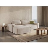 Micadoni Bež raztegljiva kotna sedežna garnitura iz tkanine bouclé (levi kot) Jodie – Home | Shoptok.si