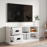 TV ormarić sjajni bijeli 102x35,5x47,5 cm konstruirano drvo | Eponuda.com
