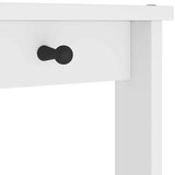 vidaXL Drevo za dvorano "SANDENS" bela 87x40x159,5 cm masivni les bora | Shoptok.si