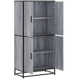  Visoka ploča siva Sonoma 68x35x139 cm Konstruirano drvo | shoptok.hr