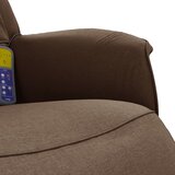  Masažni naslonjač od tkanine s osloncem za noge smeđi | shoptok.hr