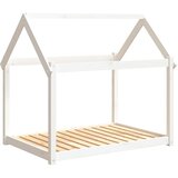  Krevet za pse bijeli 111x80x100 cm od masivne borovine | shoptok.hr