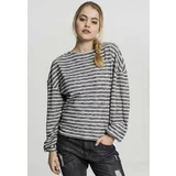 UC Ladies Women's oversize jumper with black/white stripes