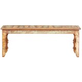 Maison Chic Klubska mizica - kavna mizica - Nizka mizica 110x50x40 cm trden predelan les, (21754307) Cene