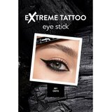 Flormar Extreme Tattoo Eye Stick dolgo obstojno gel črtalo za oči odtenek 001 Onyx 1.4 g | Shoptok.si