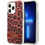Guess HARDCASE OVITEK ZA IPHONE 13 PRO / 13 6.1 INCH LEOPARD RDEČ, (21833575) | Shoptok.si
