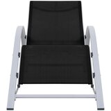  Ležaljka za sunčanje od tekstilena i aluminija crna | Eponuda.com