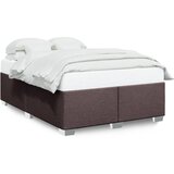 vidaXL Posteljni okvir temno rjav 140x200 cm blago Cene