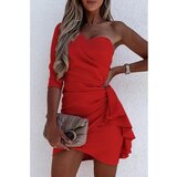 Fenzy Elegantna Mini Haljina S Volanima Ricaletta, Crvena | shoptok.hr