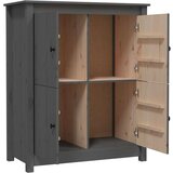  Komoda siva 83x41,5x100 cm trdna borovina, (20654206) | Shoptok.si