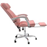  Uredski naslonjač od umjetne kože ružičasti | shoptok.hr