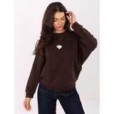 RUE PARIS Sweatshirt-RV-BL-A877.19P-dark brown Cene