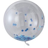 Ginger Ray® veliki baloni s konfetima blue | shoptok.hr