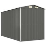  Vrtno spremište svjetlosivo 192x357x223 cm pocinčani čelik | shoptok.hr