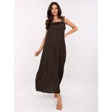 Italy Moda Dress-MI-SK-A6412.68-dark brown | Shoptok.si