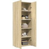  Visoka komoda boja hrasta 70x42,5x185 cm od konstruiranog drva | Eponuda.com