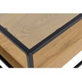 Actona Mizica s stekleno mizno ploščo v naravni barvi 80x80 cm Randolf – | Shoptok.si