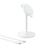 Anker MagGo brezžično polnilno stojalo Bela | Shoptok.si