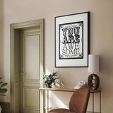  Plakat - You Are Awesome 29.7x42 Crni okvir s margom | shoptok.hr