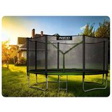 Neo-Sport vrtni trampolin 374 cm (12 ft) s vanjskom mrežom i ljestvama, zeleni | shoptok.hr