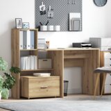 vidaXL Miza artisan hrast 131.5 x 50 x 106.5 cm Konstruiran les Cene