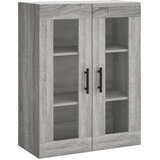  Visoka komoda siva sonome 69,5x34x180 cm od konstruiranog drva | shoptok.hr