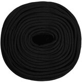 vidaXL Delovna vrv črna 10 mm 25 m poliester | Shoptok.si