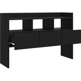 Komoda crna 105 x 30 x 70 cm od konstruiranog drva | Eponuda.ba