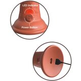 King Cock Elite 8 - realistični vibrator s vakuumom 20 cm (tamno prirodni) | shoptok.hr