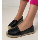 Gemre Black lace platform espadrilles Zelvira | shoptok.hr