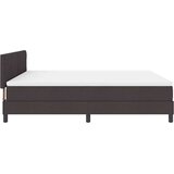 Box Postelja z vzmetnico z vzmetnico Temno rjava 180 x 200 cm blago, (5000128637) | Shoptok.si