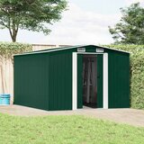  Vrtno spremište 257 x 298 x 178 cm metalno zeleno | shoptok.hr