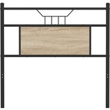  Posteljno vzglavje sonoma hrast 80 cm inženirski les in jeklo, (21829519) | Shoptok.si