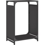  Stalak za drva crni 44x28x65 cm hladno valjani čelik | shoptok.hr