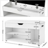  Ormar za cipele sa sjedalom - LHS30W | shoptok.hr
