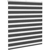 vidaXL idaXL Zebra senčilo črna 130x150 cm tkanina širina 125,9 cm poliester | Shoptok.si