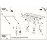  Sollux SL.0093 - Spot svetiljka RING 3 3xGU10/10W/230V crna | Eponuda.com