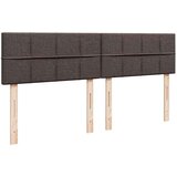 vidaXL Okvir kreveta s madracima tamnosmeđi 200x200cm tkanine | shoptok.hr