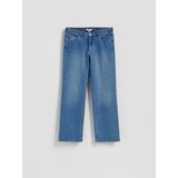 Reserved Wide leg traperice - plavo | shoptok.hr