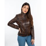 La Force Fashion Kožna jakna Bellucci - Braon | Eponuda.com