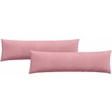vidaXL Blazine za kavč 2 pcs Roza 145 x 40 cm Žametna tkanina, (5000083446) | Shoptok.si