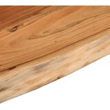 vidaXL Stenska polica 50x20x3,8 cm pravokotna akacija naraven rob | Shoptok.si